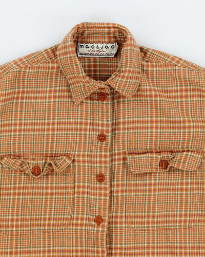 Vintage 80's Mac & Jac Flannel Shirt - S