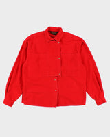 Vintage 90's Eddie Bauer Chest Panel Flannel Shirt - M