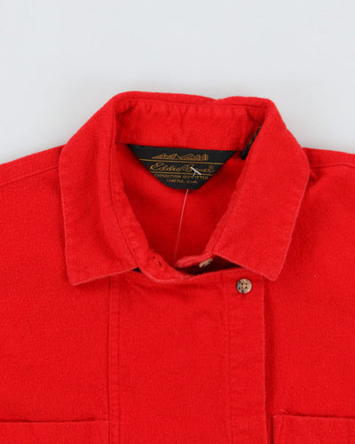 Vintage 90's Eddie Bauer Chest Panel Flannel Shirt - M