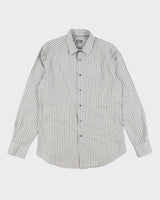 Vintage Lacoste Stripe Long Sleeve Shirt - M