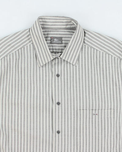 Vintage Lacoste Stripe Long Sleeve Shirt - M
