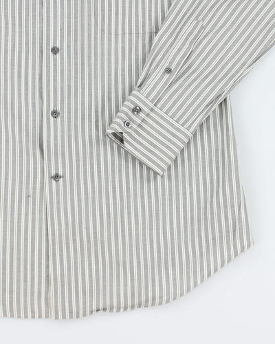 Vintage Lacoste Stripe Long Sleeve Shirt - M