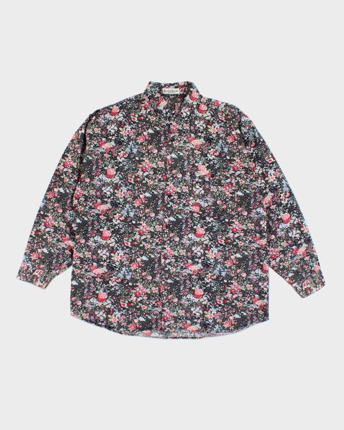 Y2k 00s Le Chateau Floral Shirt - M