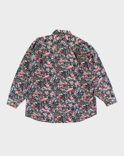 Y2k 00s Le Chateau Floral Shirt - M