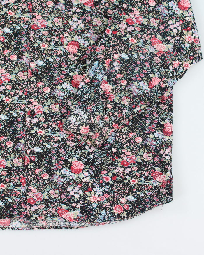Y2k 00s Le Chateau Floral Shirt - M