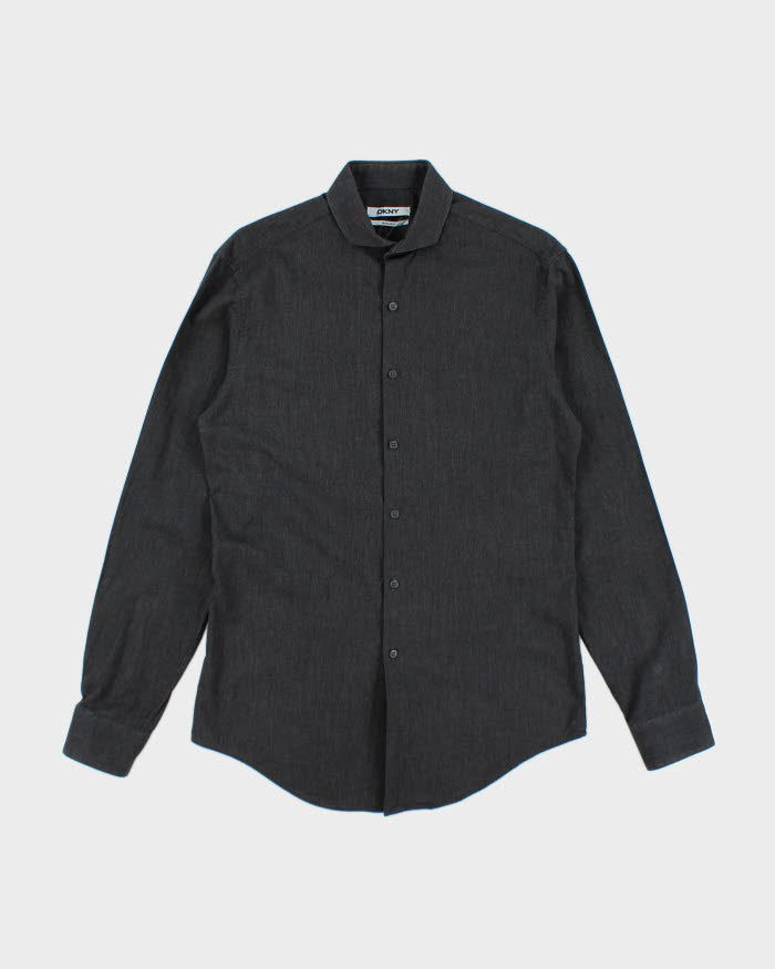 DKNY Grey Long Sleeve Shirt - M