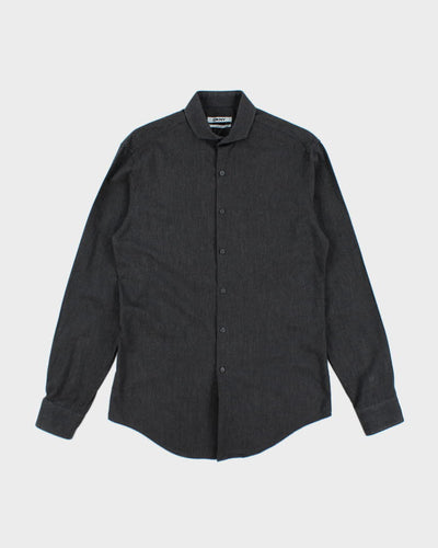 DKNY Grey Long Sleeve Shirt - M