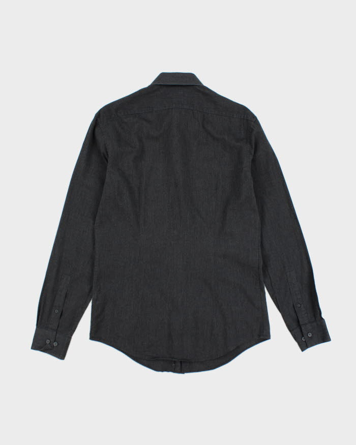 DKNY Grey Long Sleeve Shirt - M