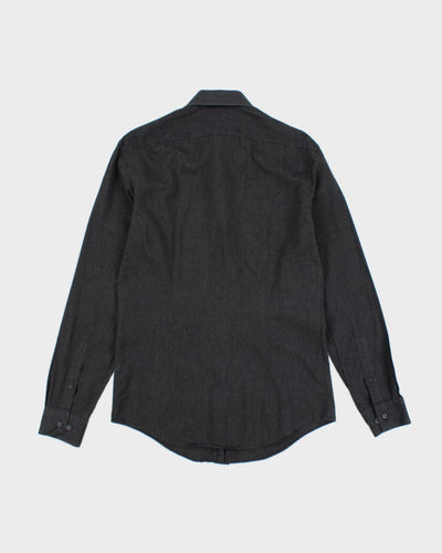 DKNY Grey Long Sleeve Shirt - M