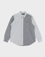 Ralph Lauren Stripe &amp; Check Long Sleeve Shirt - XL