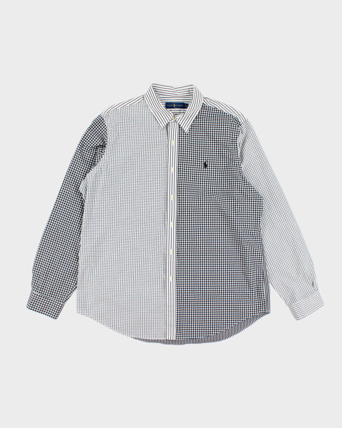 Ralph Lauren Stripe &amp; Check Long Sleeve Shirt - XL