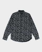 Y2k 00s Guess Paisley Pattern Long Sleeve Shirt - M