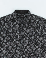Y2k 00s Guess Paisley Pattern Long Sleeve Shirt - M