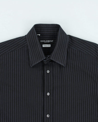 Dolce & Gabbana Striped Long Sleeve Shirt - M