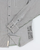 Y2k 00s DKNY Striped Long Sleeve Shirt - S