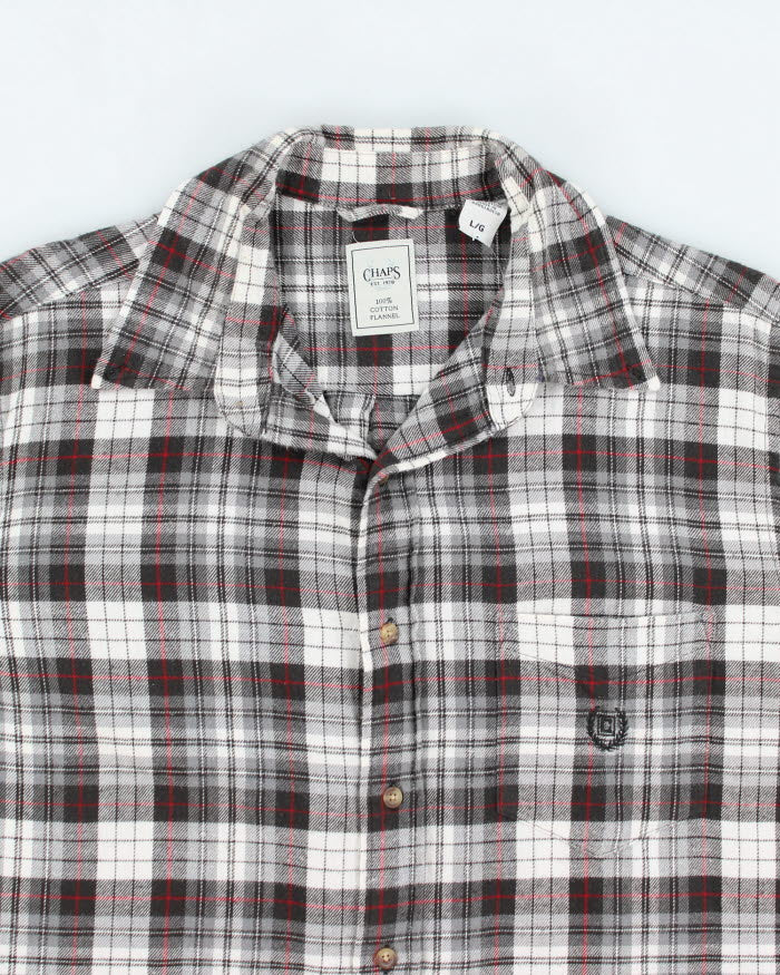Vintage Chaps Checked Flannel Shirt - L