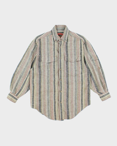 Vintage 90's Australian Collection Striped Button Up Shirt - S