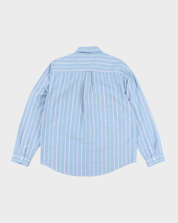 October's Very Own Heavyweight Striped Button Up Shirt - L