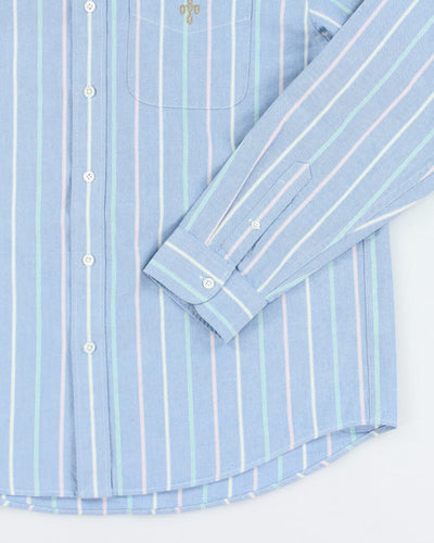 October's Very Own Heavyweight Striped Button Up Shirt - L