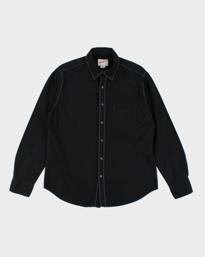 Vintage GAP Jeans Oversized Striped Button Up Shirt - L