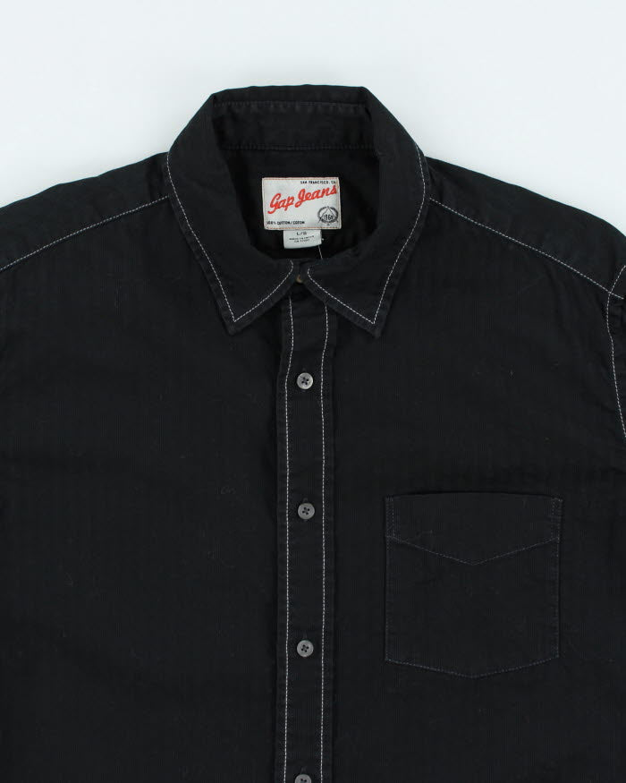 Vintage GAP Jeans Oversized Striped Button Up Shirt - L