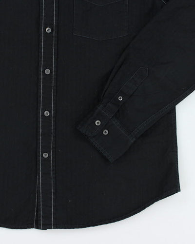Vintage GAP Jeans Oversized Striped Button Up Shirt - L