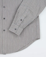 Vintage Y2K DKNY Striped Button Up Shirt - L