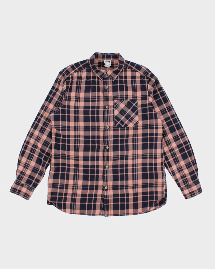 Vintage The North Face Button Up Flannel Shirt - L