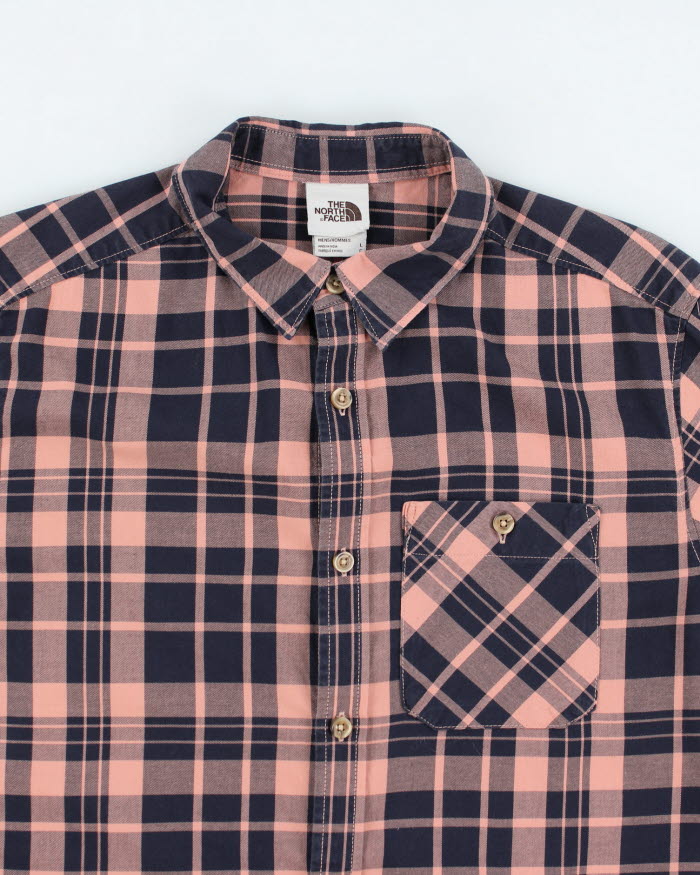 Vintage The North Face Button Up Flannel Shirt - L