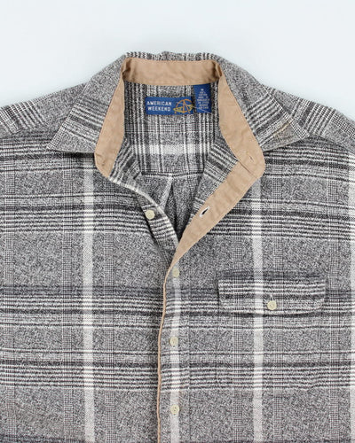 Vintage 90's American Weekend Heavyweight Flannel Shirt - M
