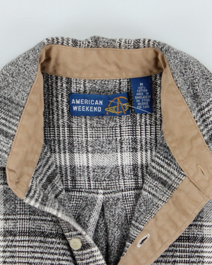 Vintage 90's American Weekend Heavyweight Flannel Shirt - M