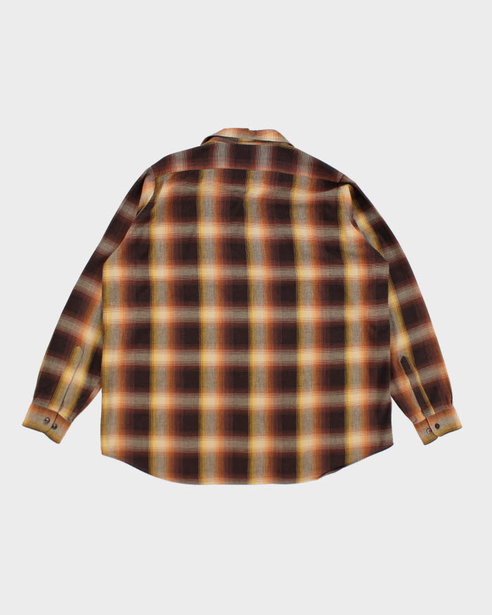 Vintage 90's Oversized Button Up Flannel Shirt - XL
