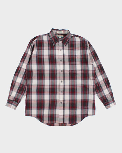 Vintage Steeple Chase Checked Button Up Shirt - L