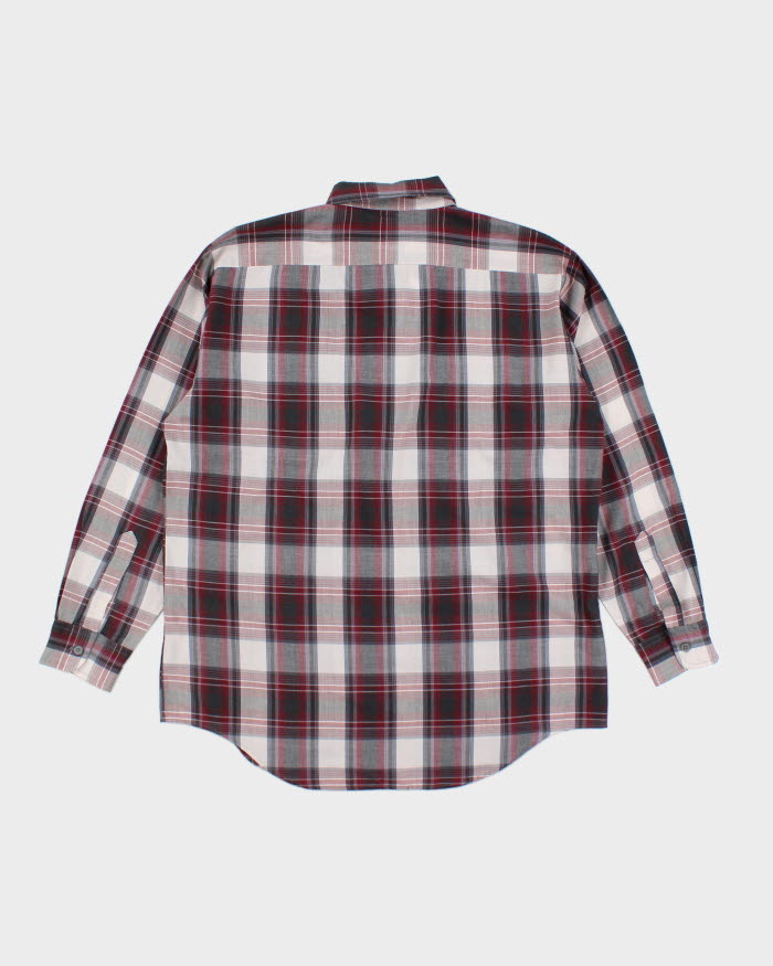 Vintage Steeple Chase Checked Button Up Shirt - L