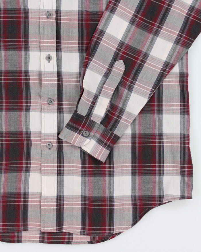 Vintage Steeple Chase Checked Button Up Shirt - L