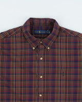 Vintage Ralph Lauren Checked Button Up Shirt - XL