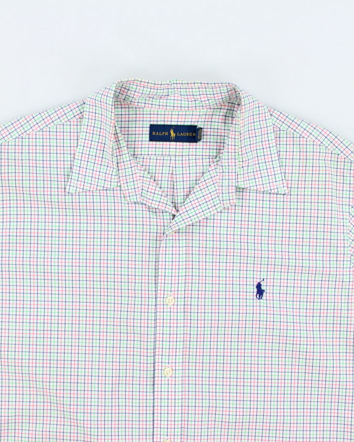 Vintage Ralph Lauren Checked Button Up Longsleeve Shirt - XL