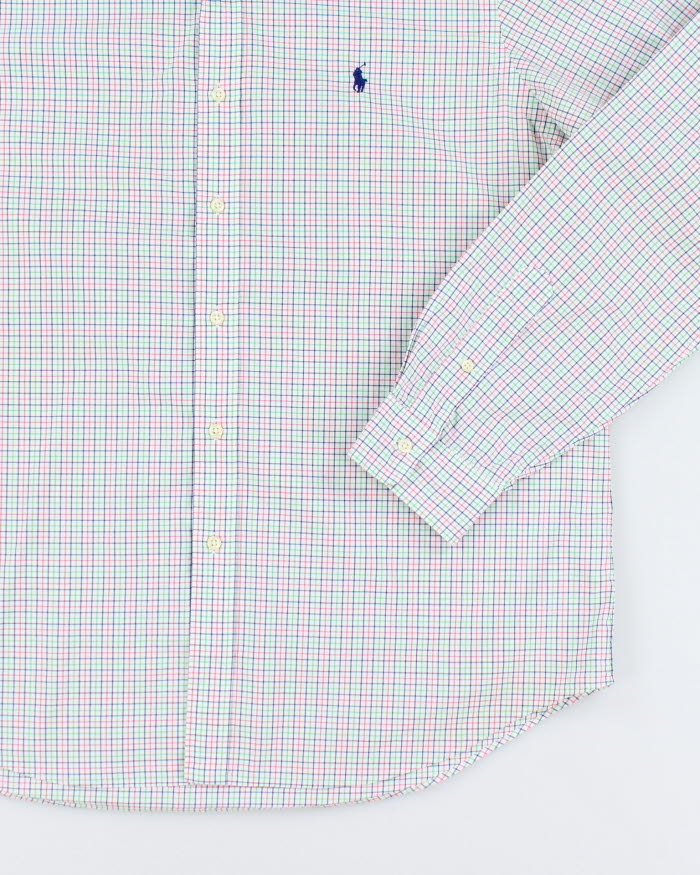 Vintage Ralph Lauren Checked Button Up Longsleeve Shirt - XL