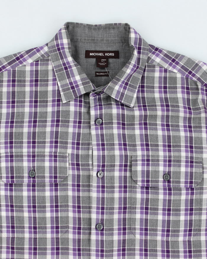 Vintage 2000's Michael Kors Tailor Fit Button Up Shirt - L