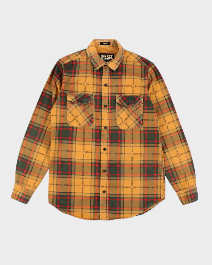 Vintage Y2K Diesel Only the Brave Button Up Shirt - M