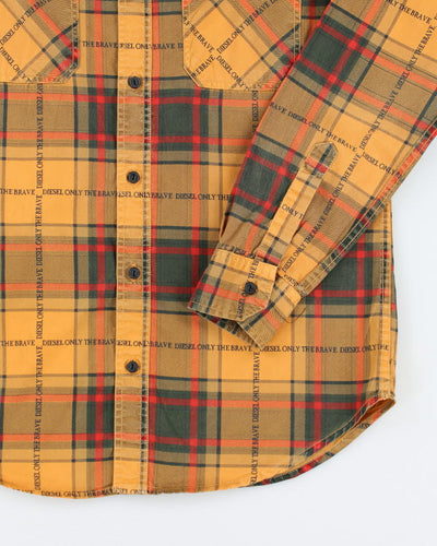 Vintage Y2K Diesel Only the Brave Button Up Shirt - M
