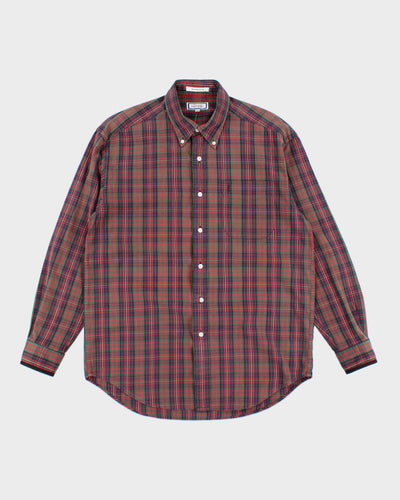 Vintage 2000's Yves Saint Laurent Button Up Flannel Shirt - M