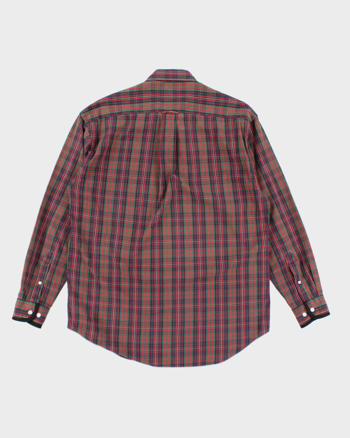 Vintage 2000's Yves Saint Laurent Button Up Flannel Shirt - M