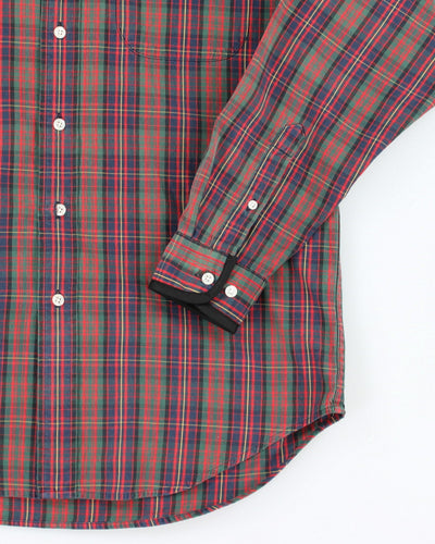 Vintage 2000's Yves Saint Laurent Button Up Flannel Shirt - M