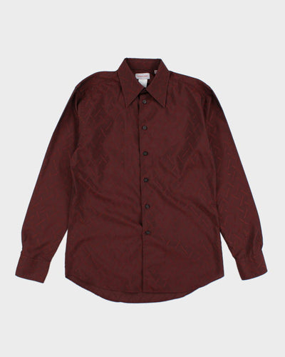 Vintage 2000's Versace Classic Monogram Button Up Shirt - M