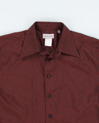 Vintage 2000's Versace Classic Monogram Button Up Shirt - M