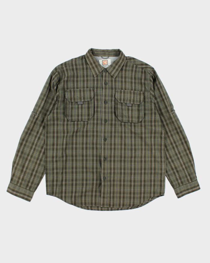 BC Clothing Checked Long Sleeve Shirt - L
