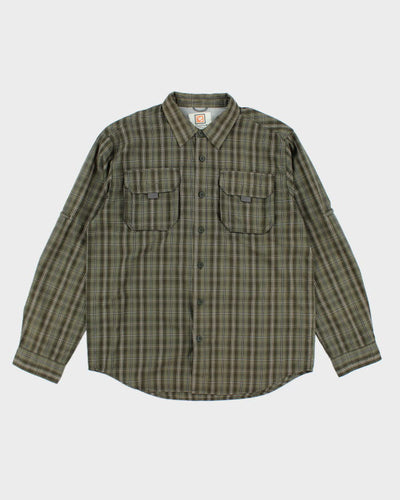BC Clothing Checked Long Sleeve Shirt - L