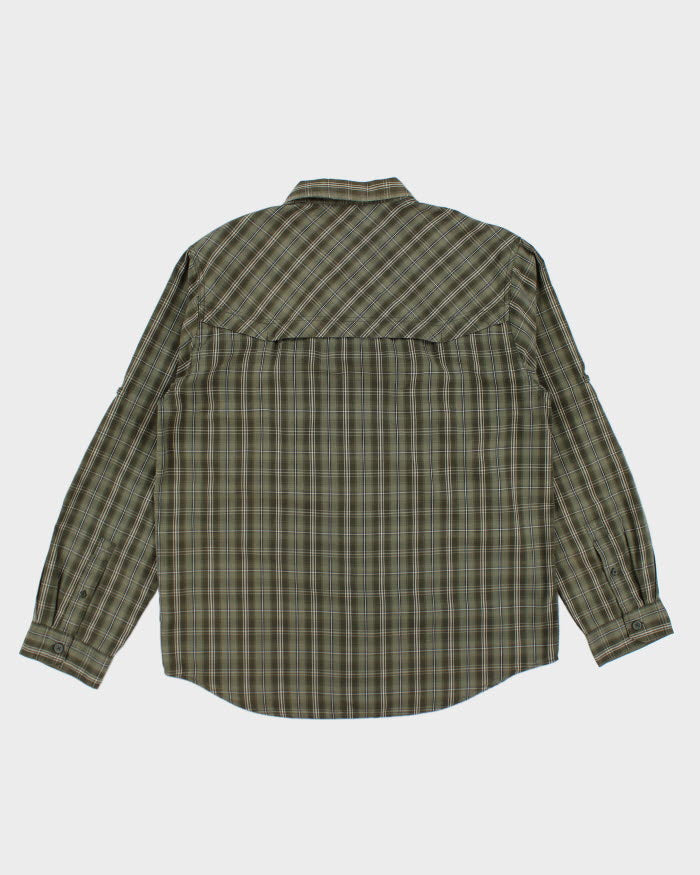 BC Clothing Checked Long Sleeve Shirt - L