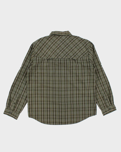 BC Clothing Checked Long Sleeve Shirt - L
